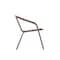 Flash Furniture Lila 23.5in Square Glass Top Metal Table with 2 Bronze Aluminum Slat Stack Chairs TLH-0731SQ-017CBZ2-GG - alternate 6